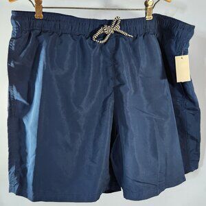 Men's NWT Swim Trunks 3 Pockets Blue Size XL (OO-18)